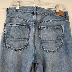 AE American Eagle Low Rise Skater Jeans Wide Leg - Size 6 Regular
